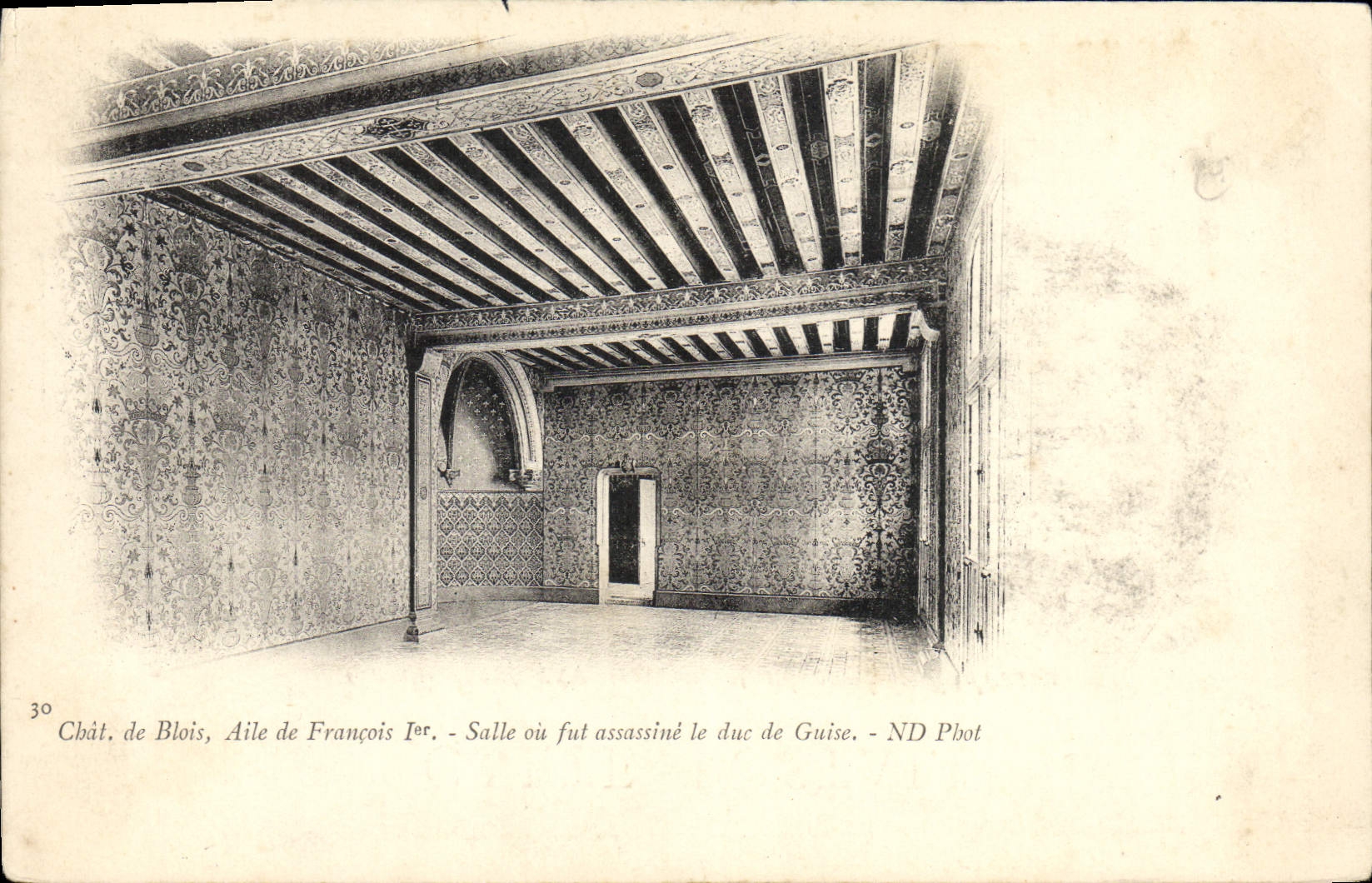 CPA Blois Aile de Francois 1er Salle Fut Assassine le duc de Guise 