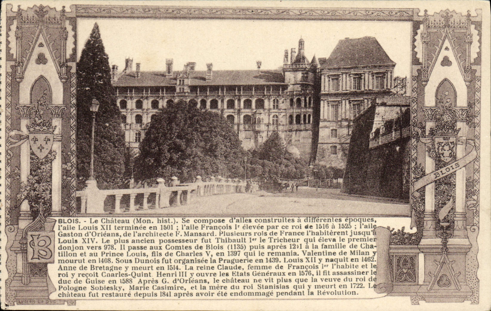 CPA Blois Le Chateau 
