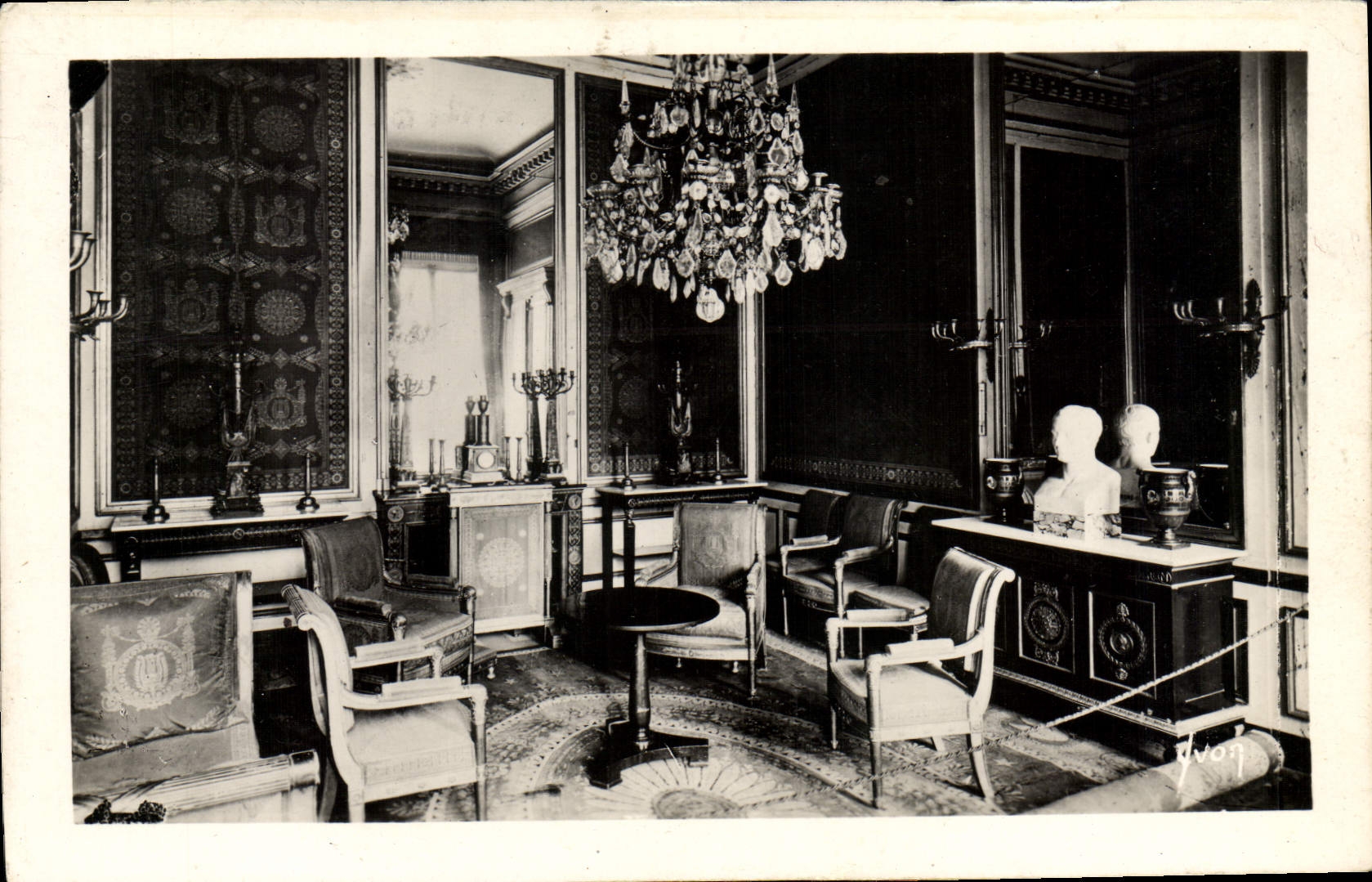 CPA Palais De Fontainebleau Salon de L'Abdication