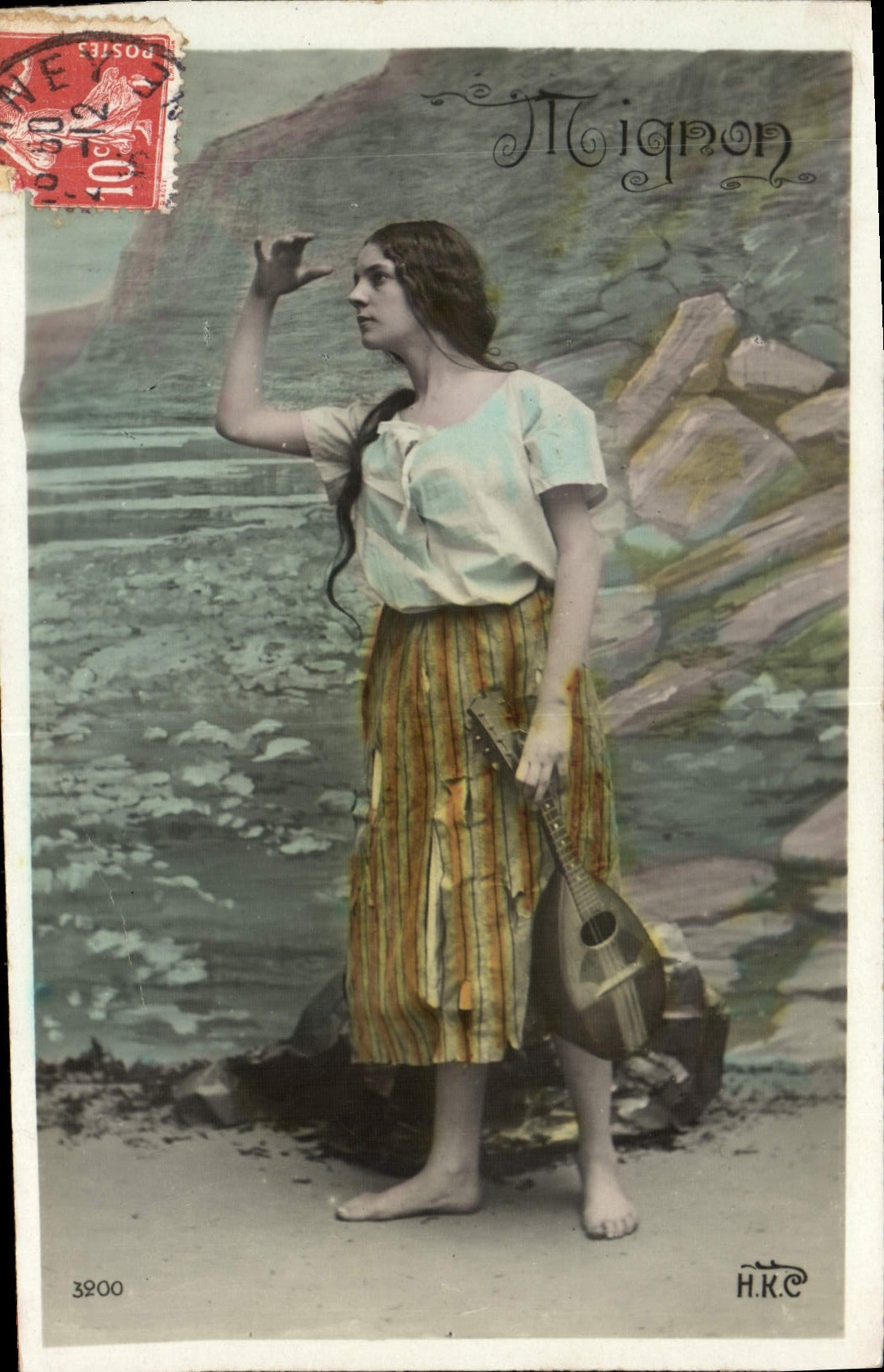 VINTAGE POSTCARD Nice Woman