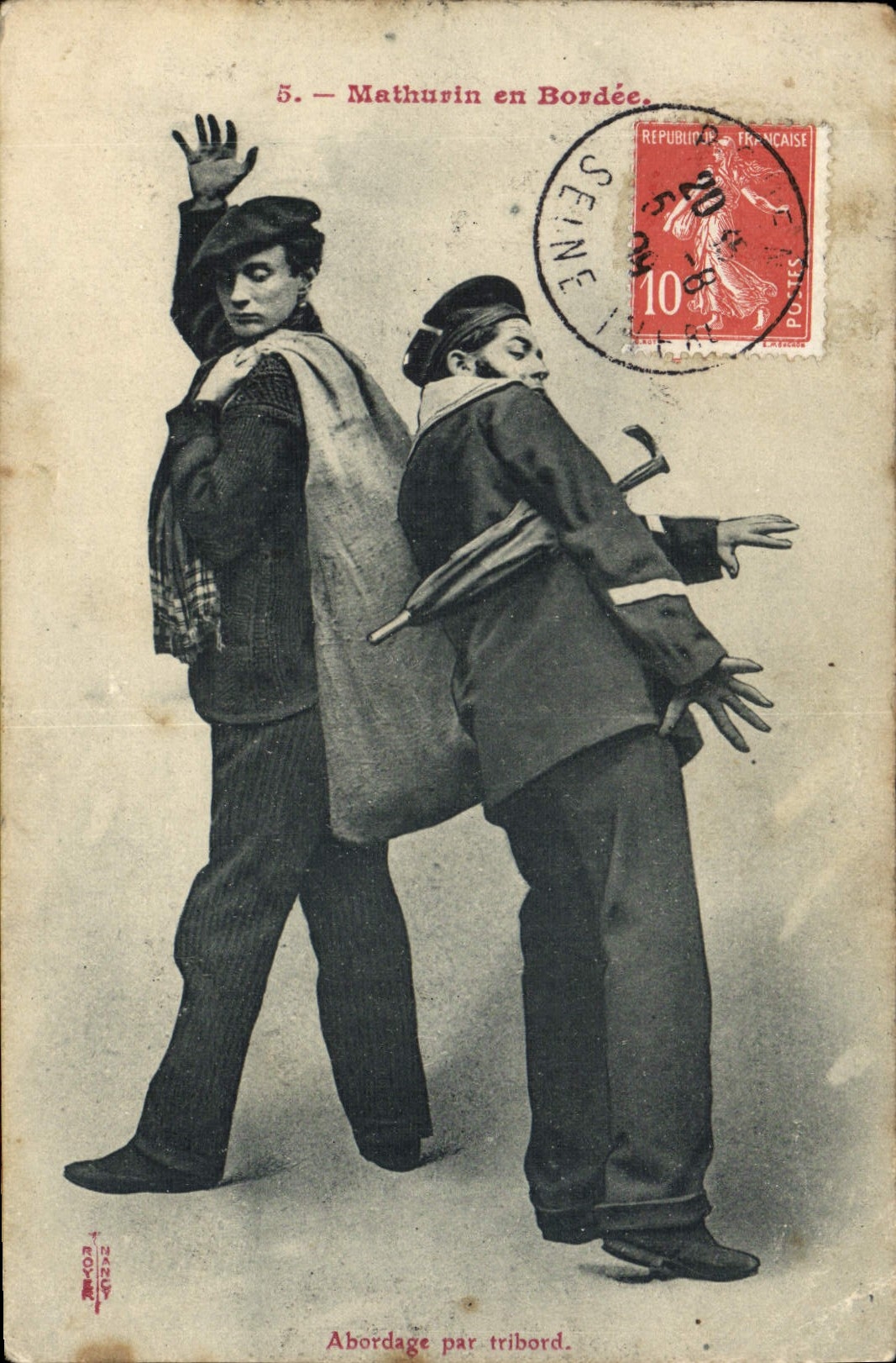 CPA Mathurin en Bordee Marin 