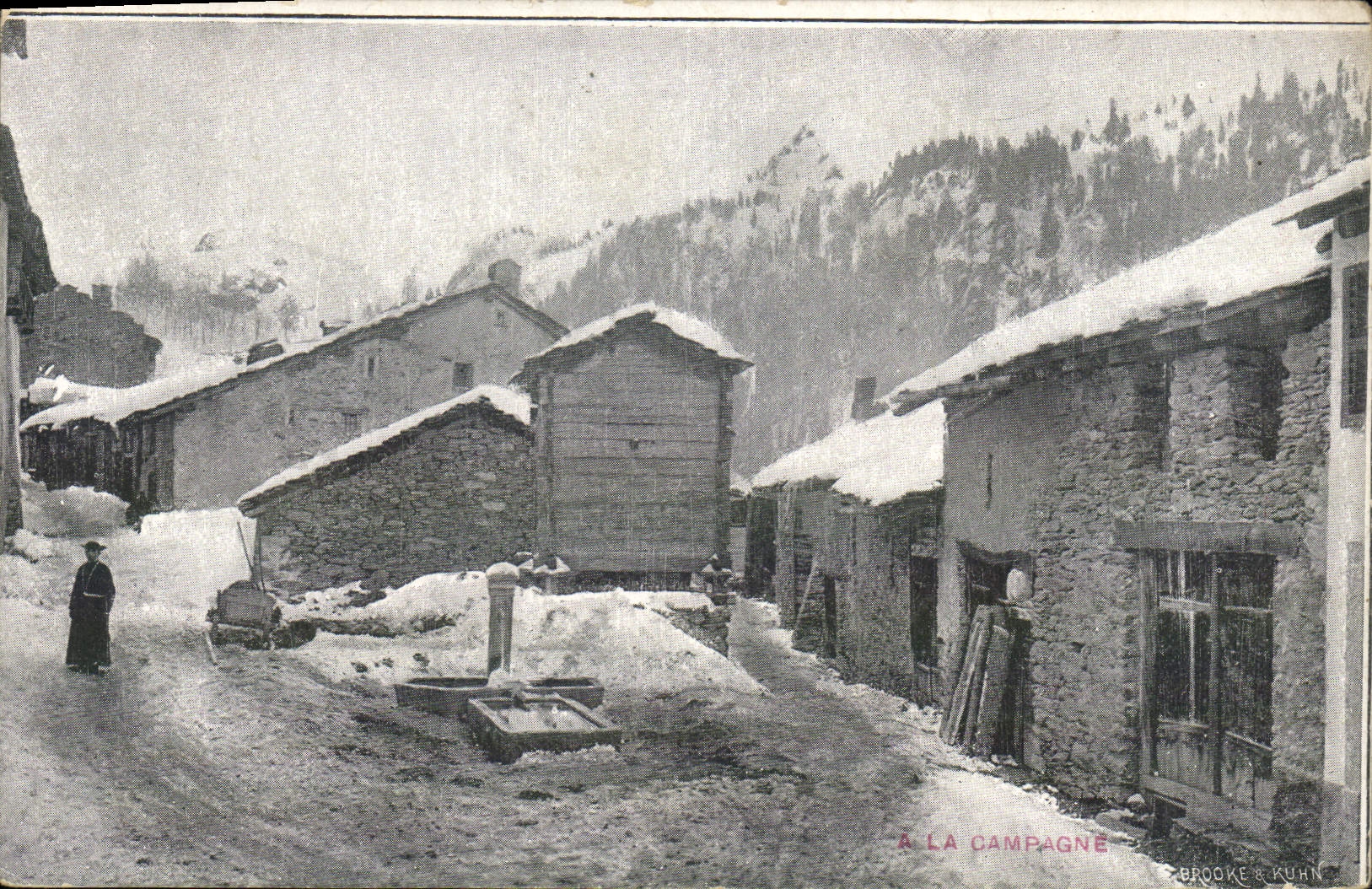 CPA A La Campagne