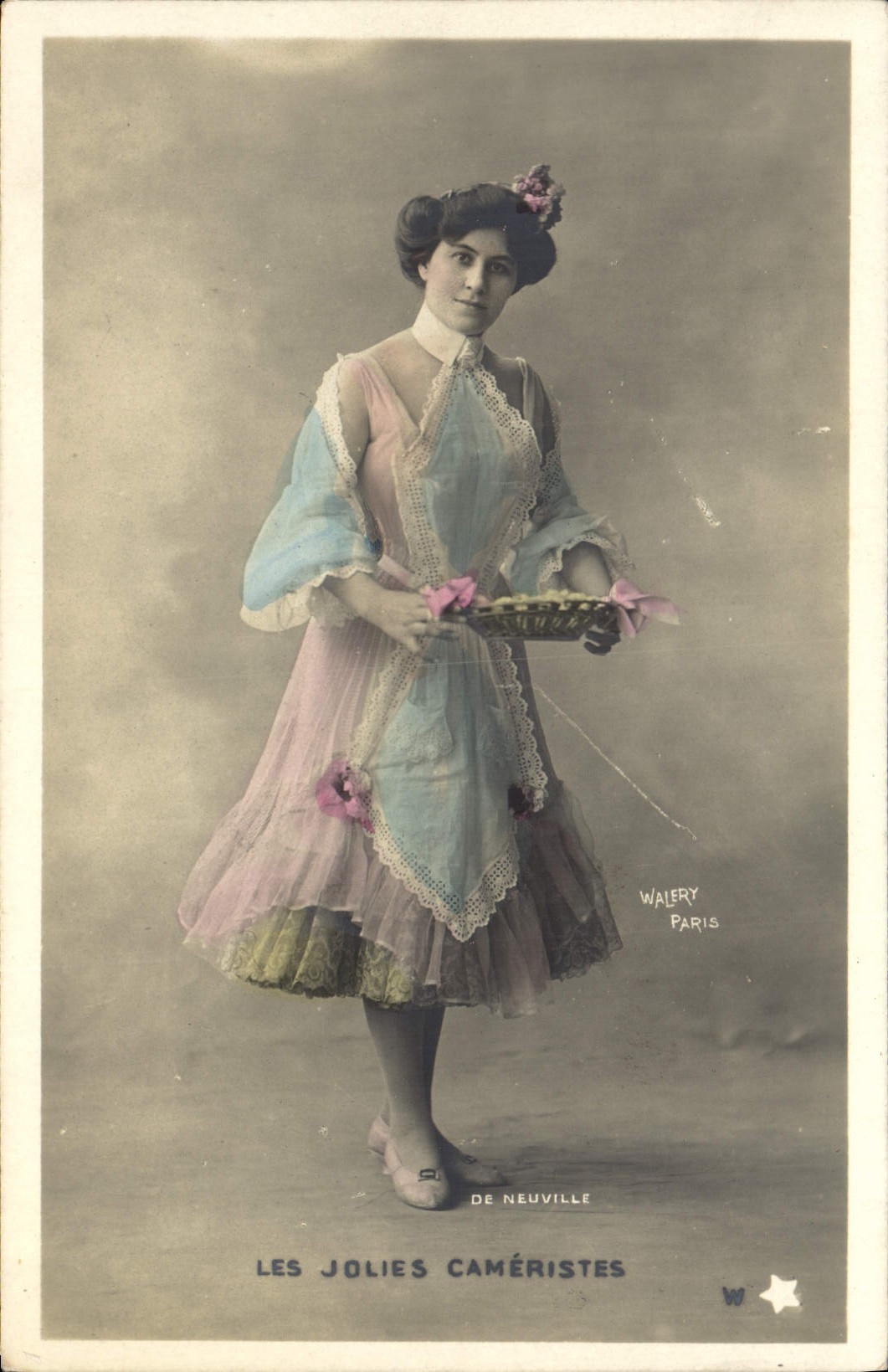 VINTAGE POSTCARD Fantasy Woman pretty chambermaids