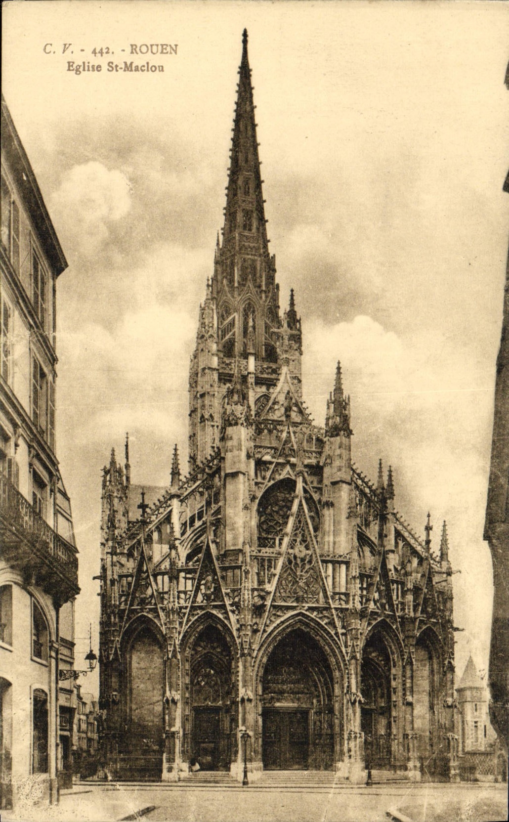 CPA Rouen Eglise St Maclou