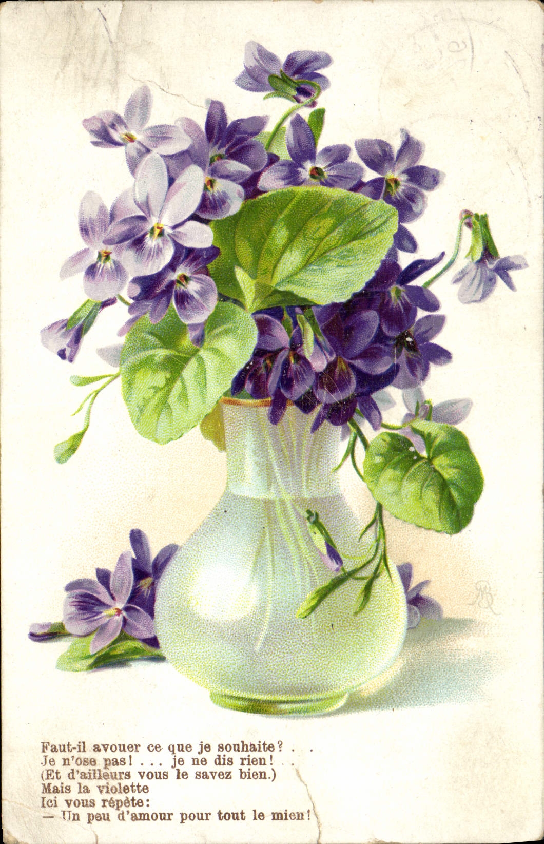 CPA Fantaisie Fleurs