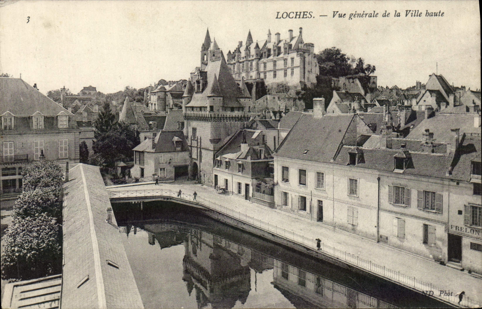 CPA Loches Vue Generale de la Ville haute
