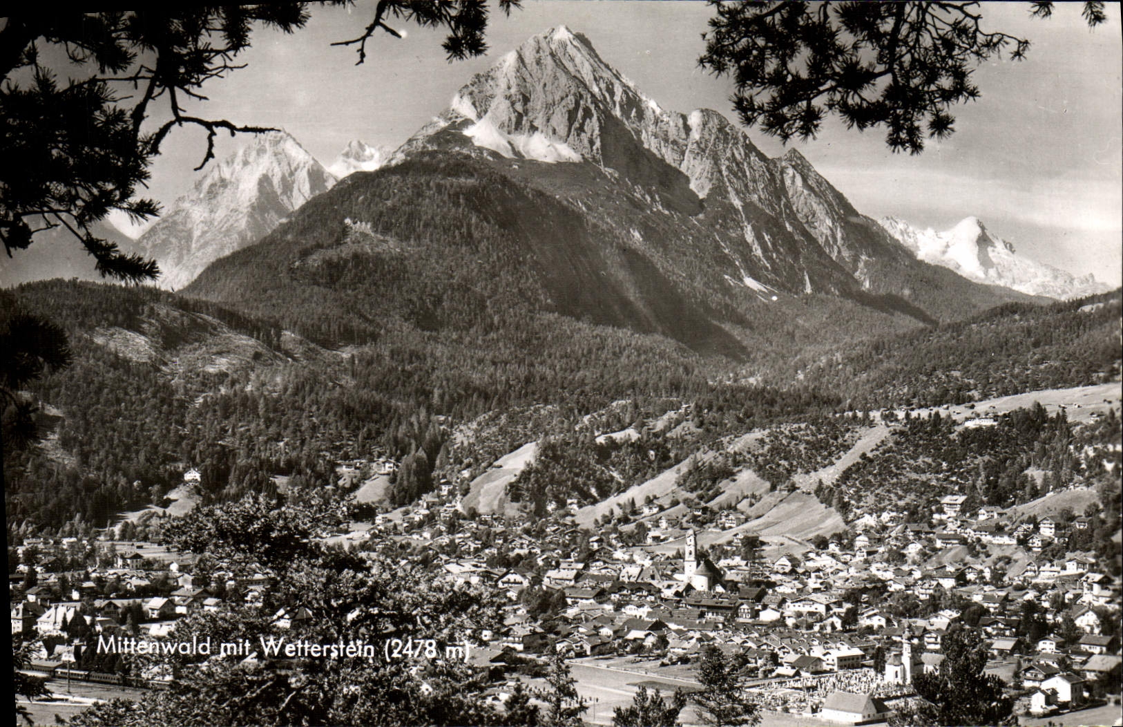 MODERN CARD Mittenwald put Wetterstein