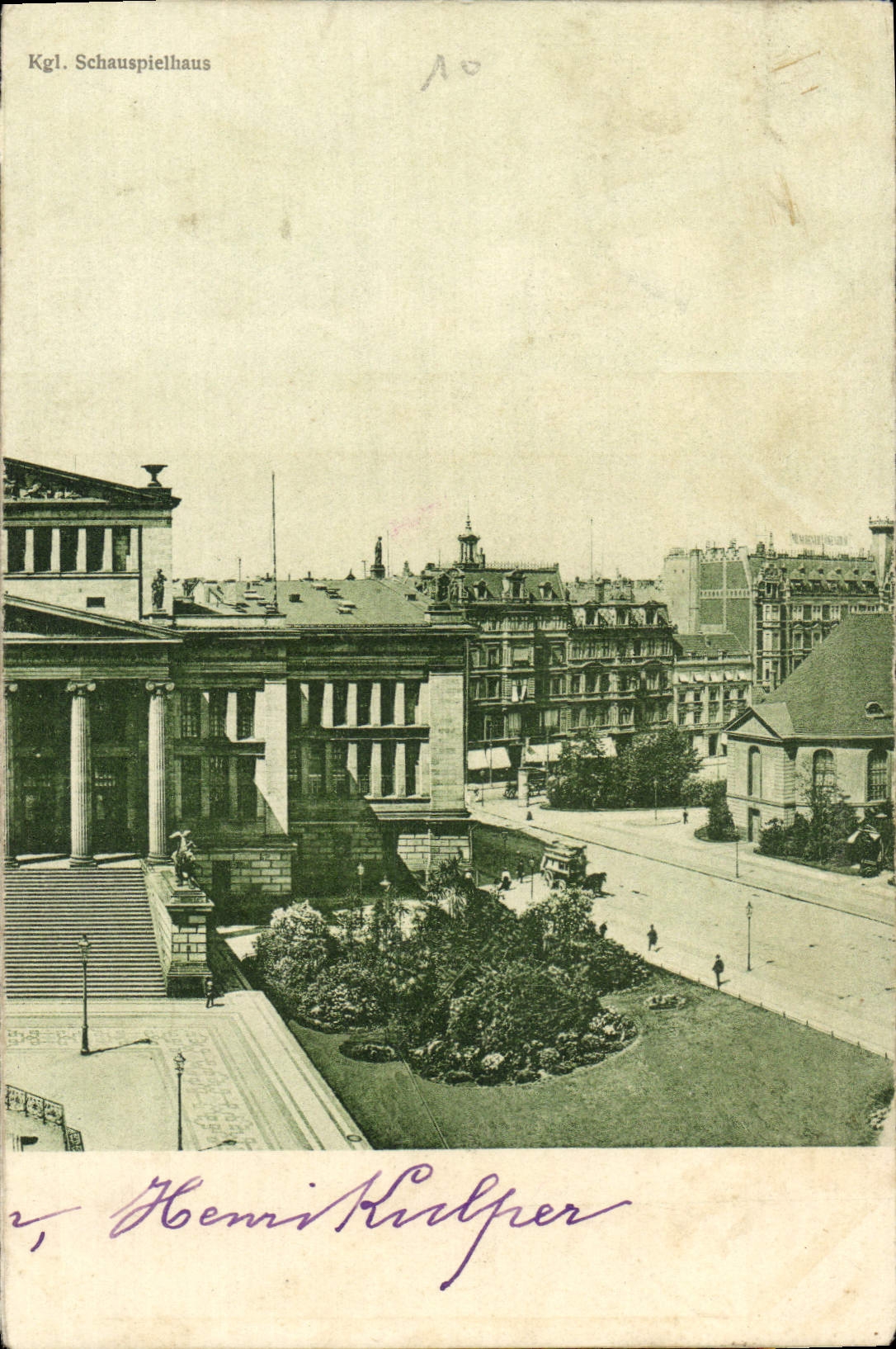 VINTAGE POSTCARD Kgl Schauspielhaus