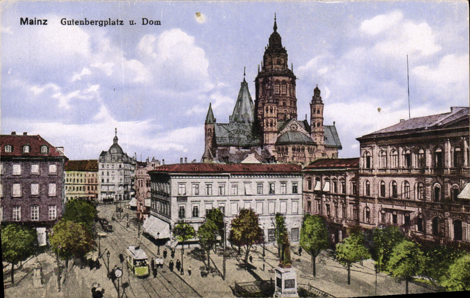 CPA Mainz Gutenbergplatz u Dom