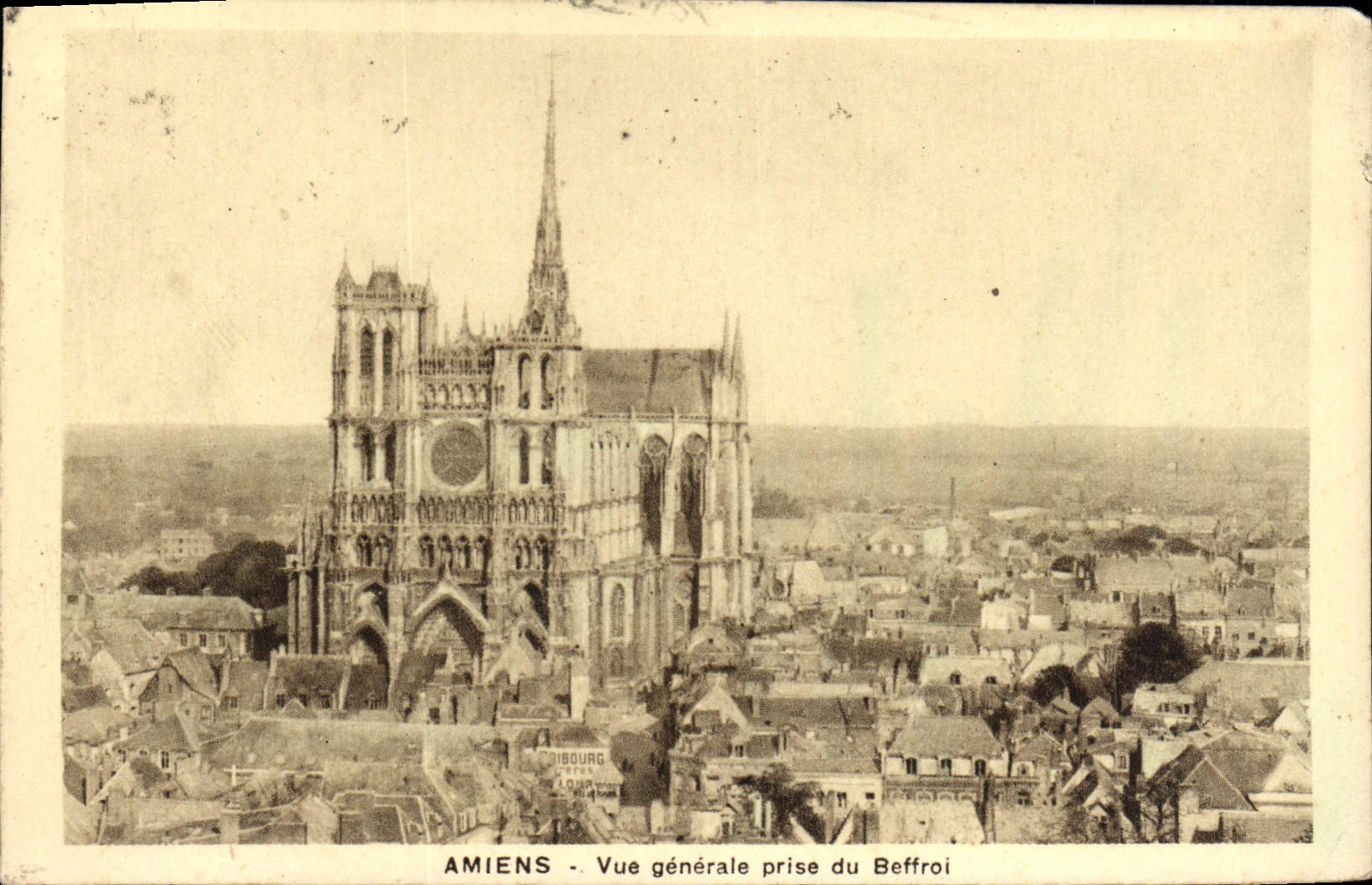 CPA Amiens Vue Generale Prise du Beffroi