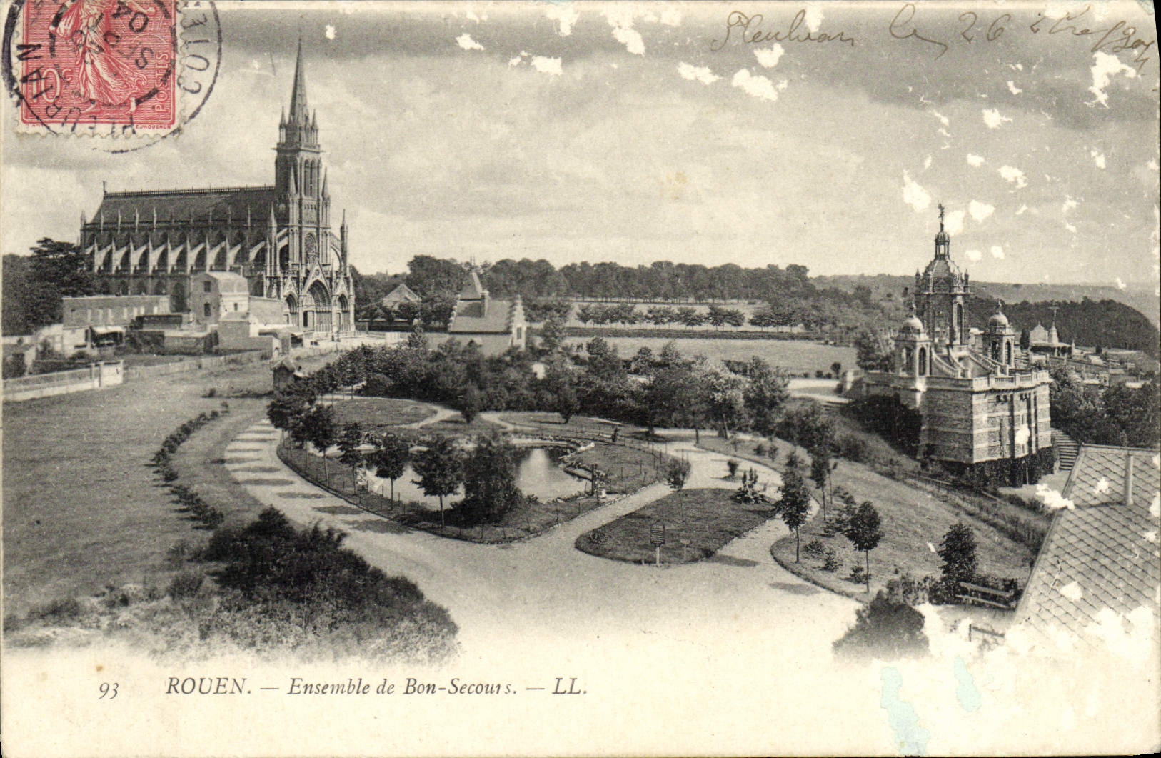 VINTAGE POSTCARD Rouen Together Of Good Help