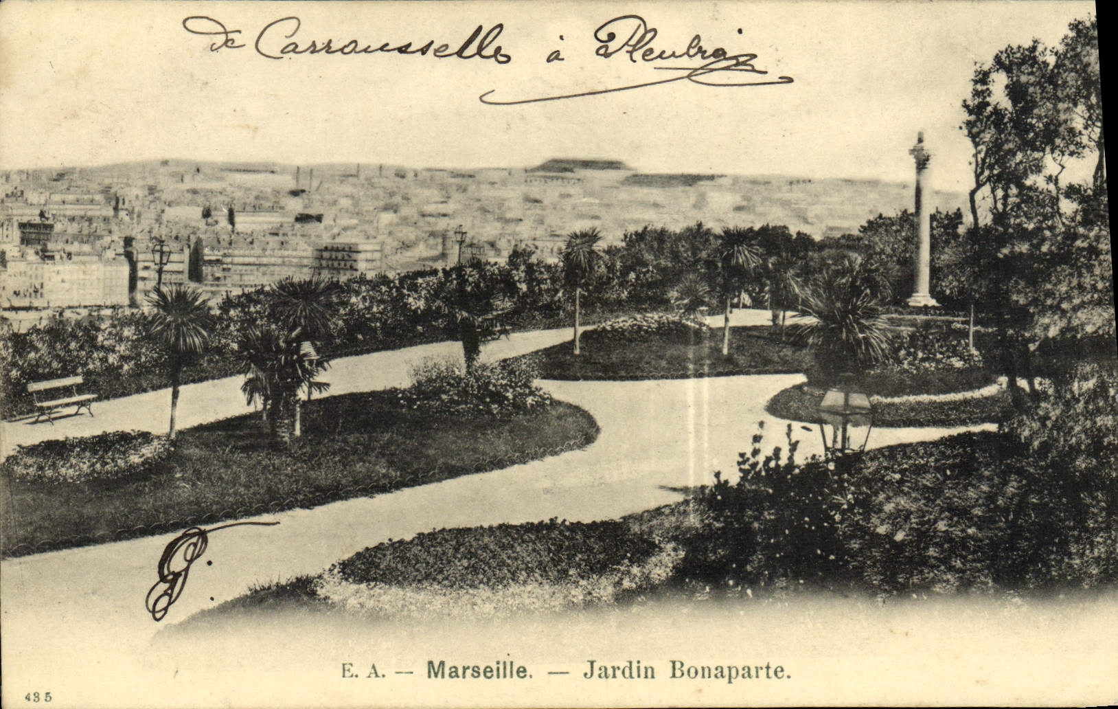 CPA Marseille Jardin Bonaparte