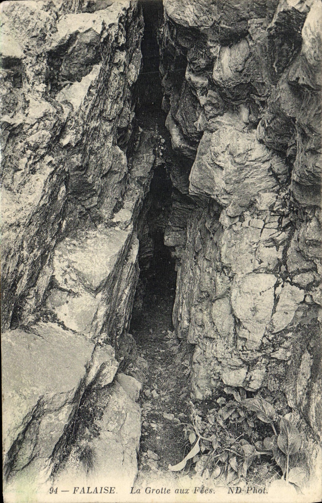 CPA Falaise La Grotte Aux Fees