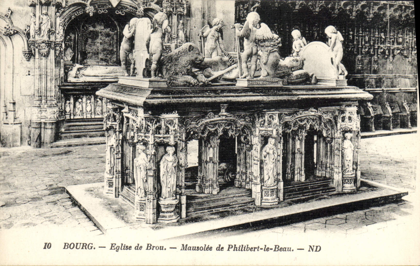 CPA Bourg Eglise De Brou Mausolee De Philibert Le Beau