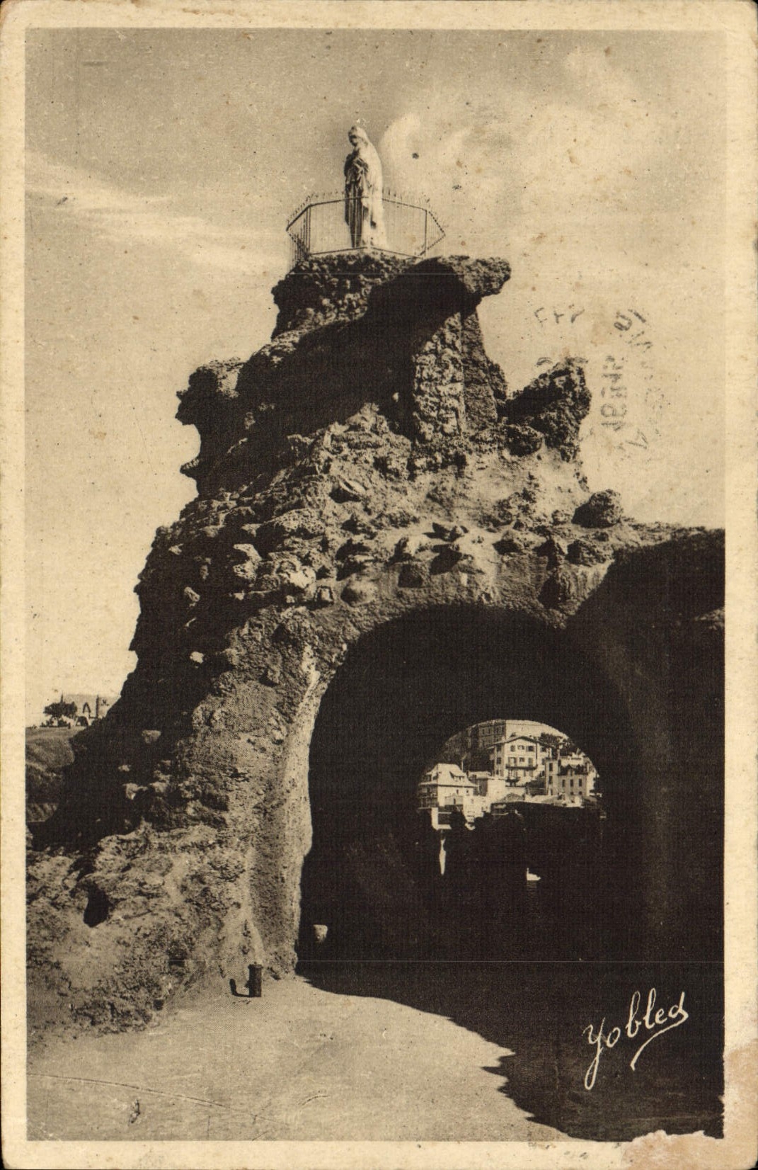 CPA Biarritz Rocher De La Vierge