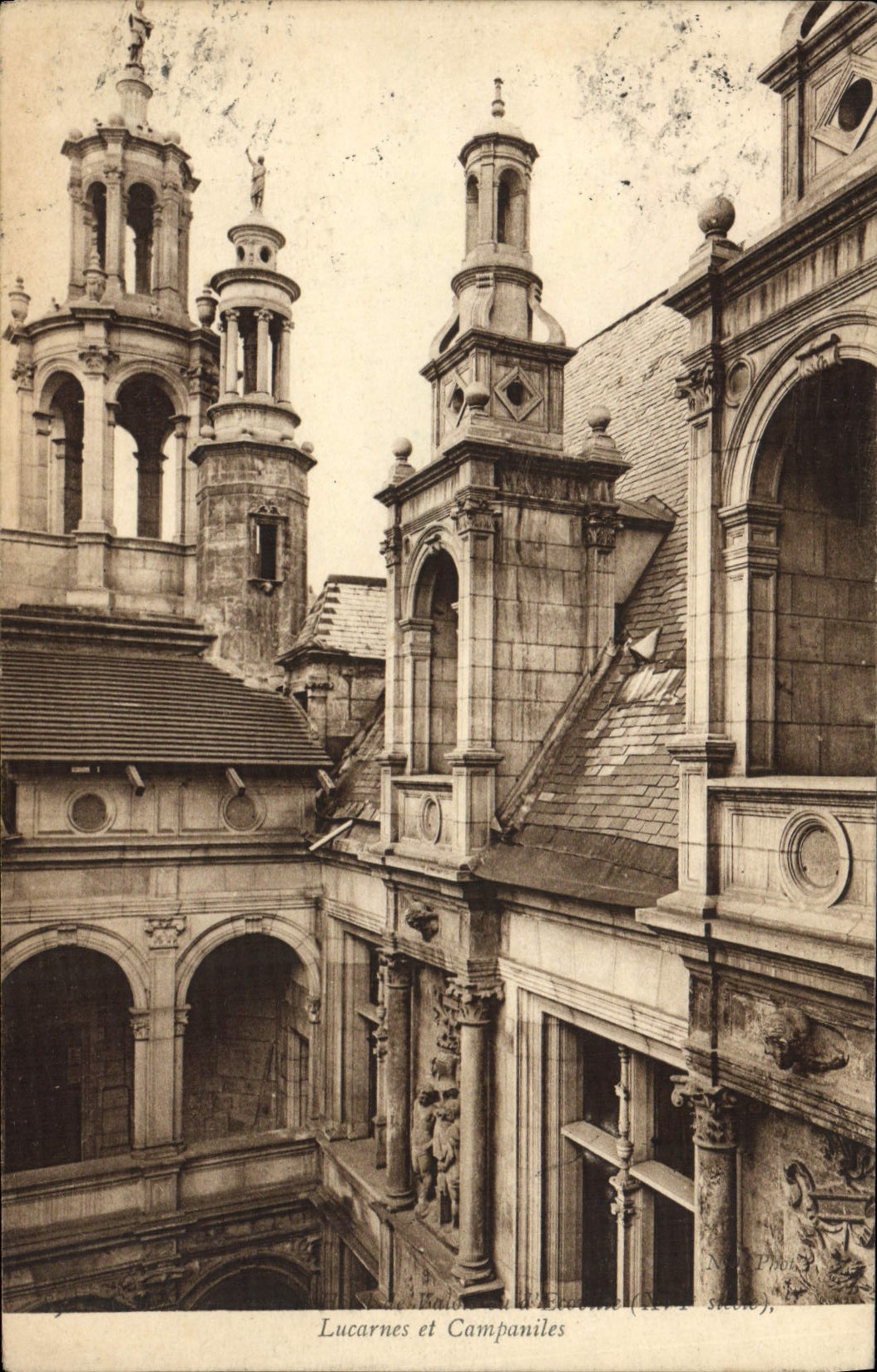 CPA Lucarnes et Campaniles Caen