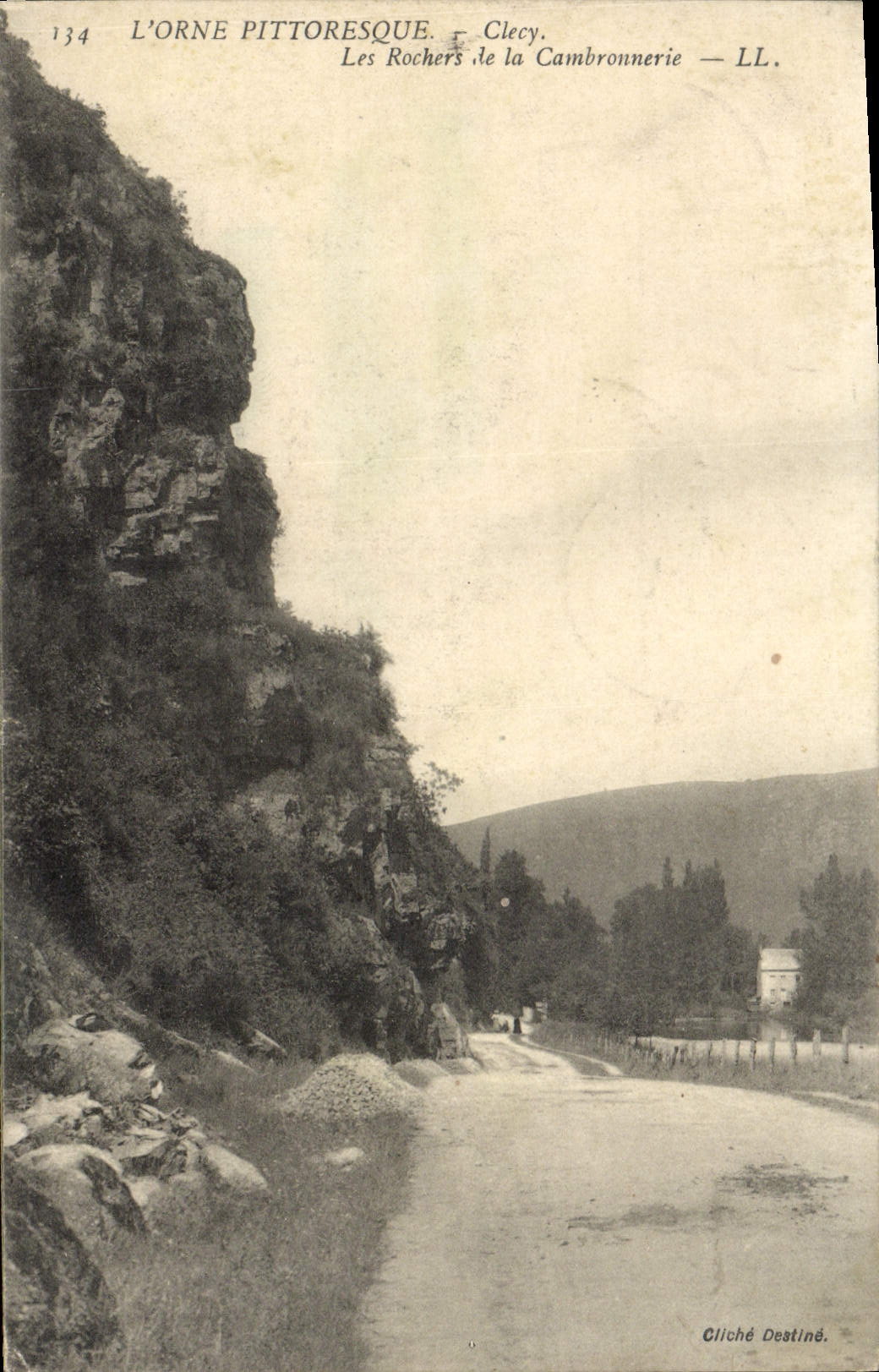 VINTAGE POSTCARD Picturesque Orne Clecy Rocks of Cambronnerie