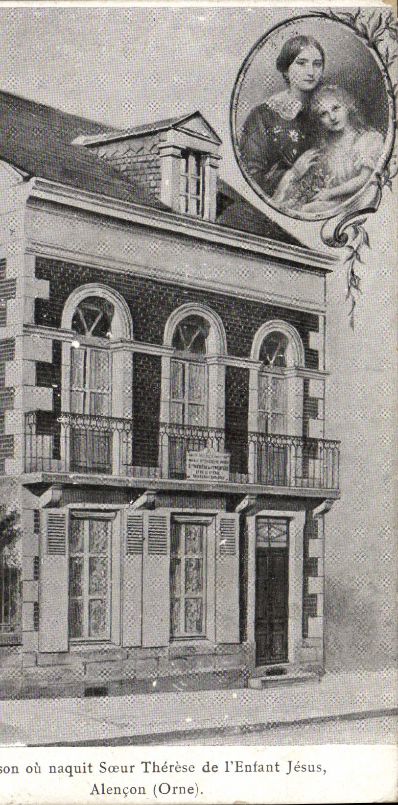 CPA Maison ou Naquit Soeur Therese De l'Enfant Jesus Alencon