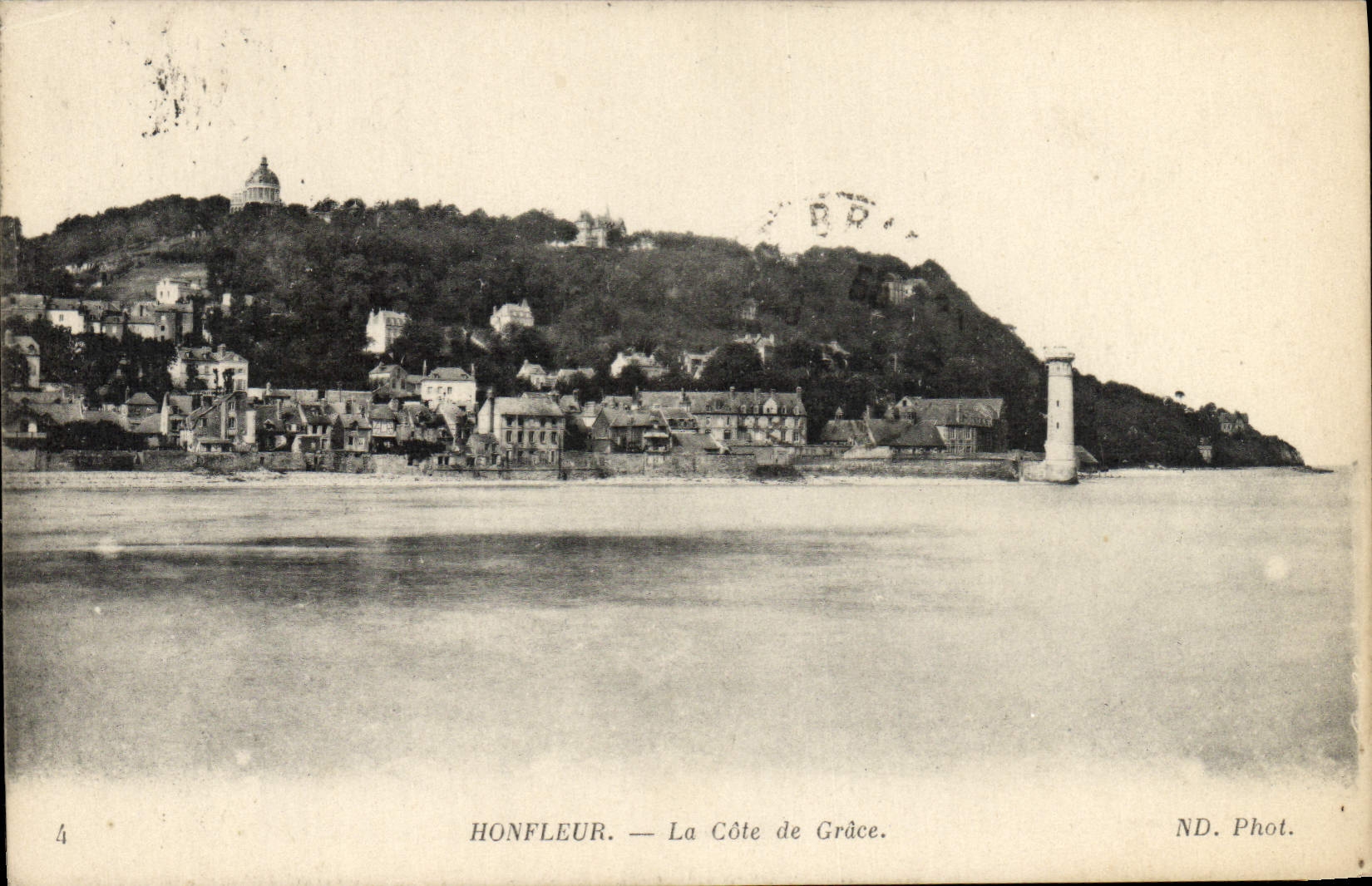 VINTAGE POSTCARD Honfleur the Dimension Of Grace