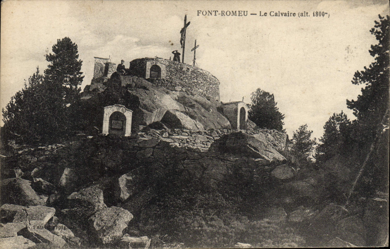 CPA Font Romeu Le Calvaire