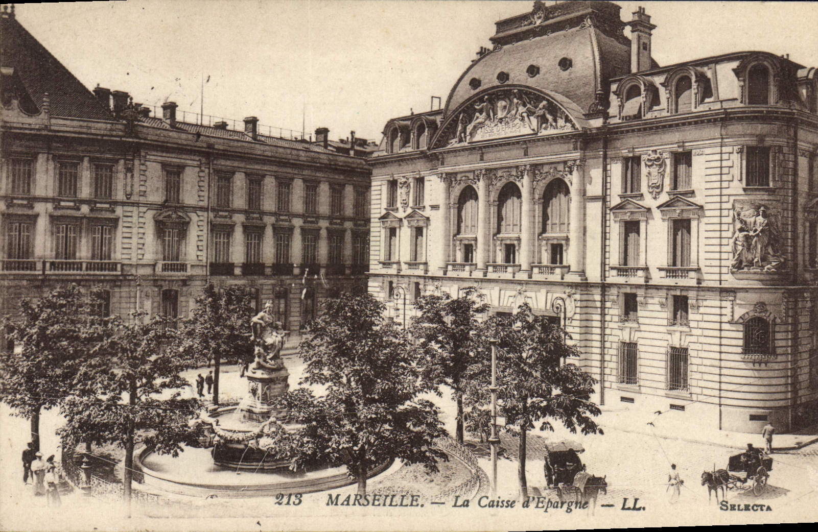 CPA Marseille La Caisse d'Epargne