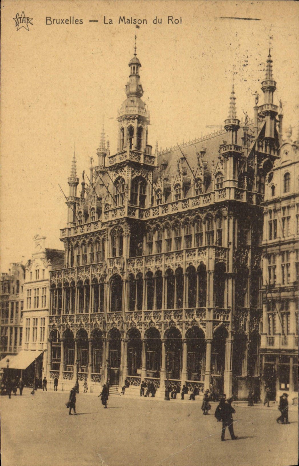 CPA Bruxelles La Maison Du Roi