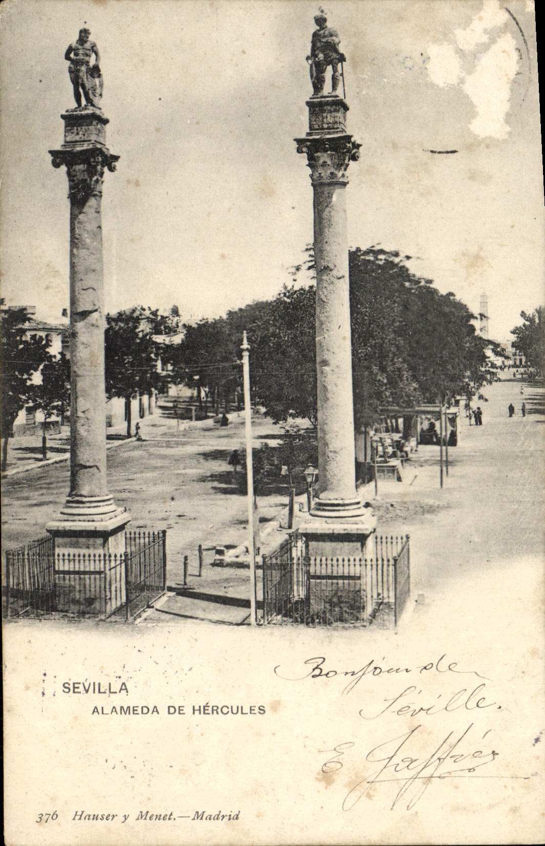 VINTAGE POSTCARD Sevilla Alameda De Hercules