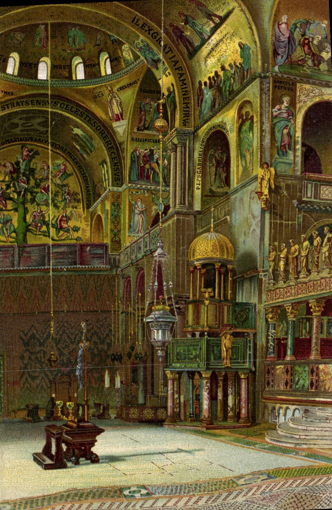 VINTAGE POSTCARD Basilica Di S Marco In Venezia