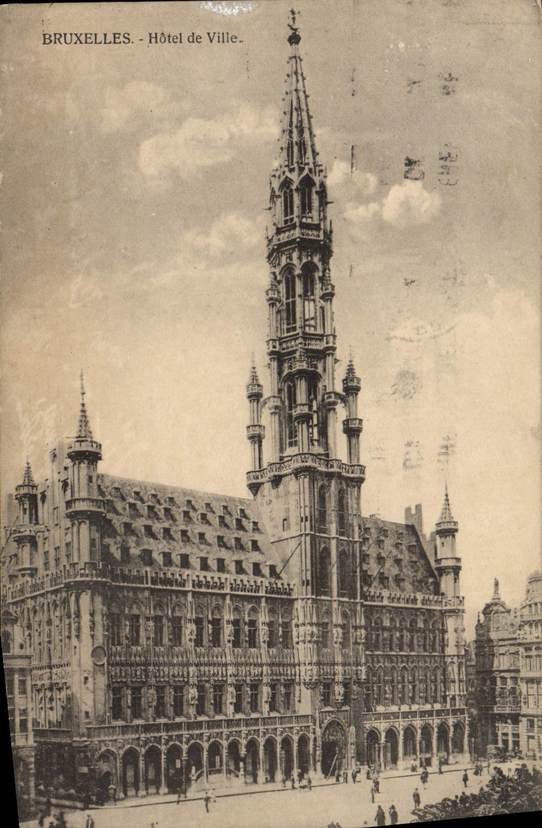 CPA Bruxelles Hotel De Ville