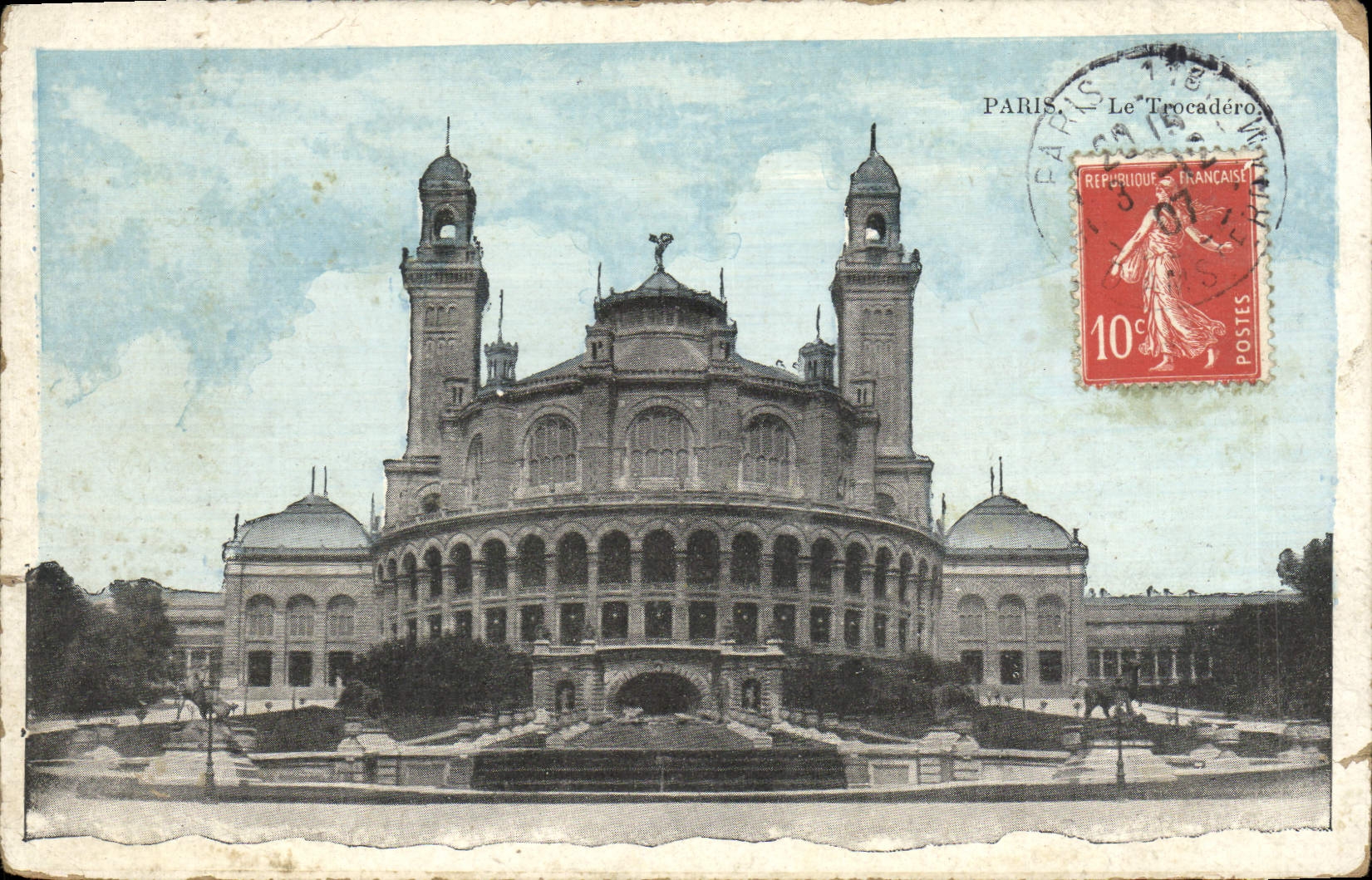 CPA Paris Le Trocadero