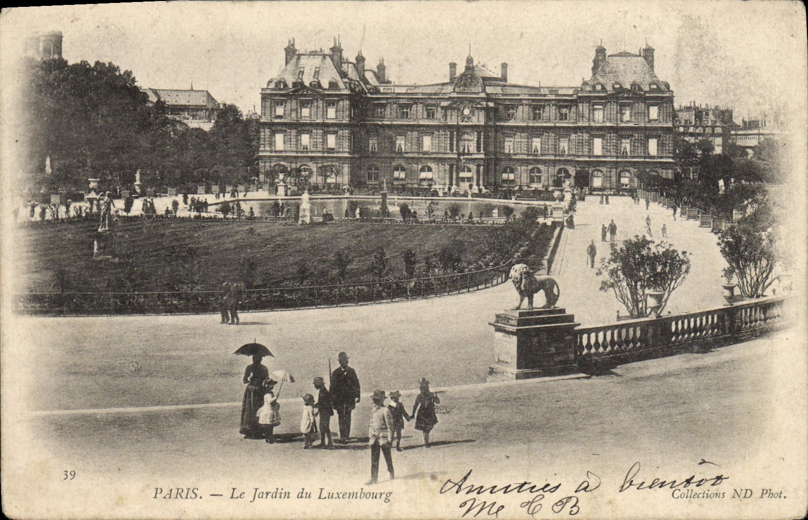 CPA Paris Le Jardin du Luxembourg