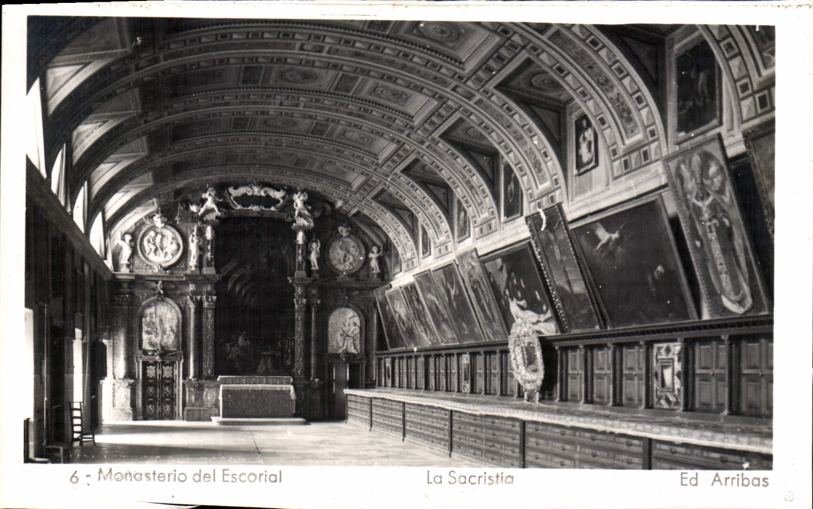CPA Monasterio del Escorial La Sacristia