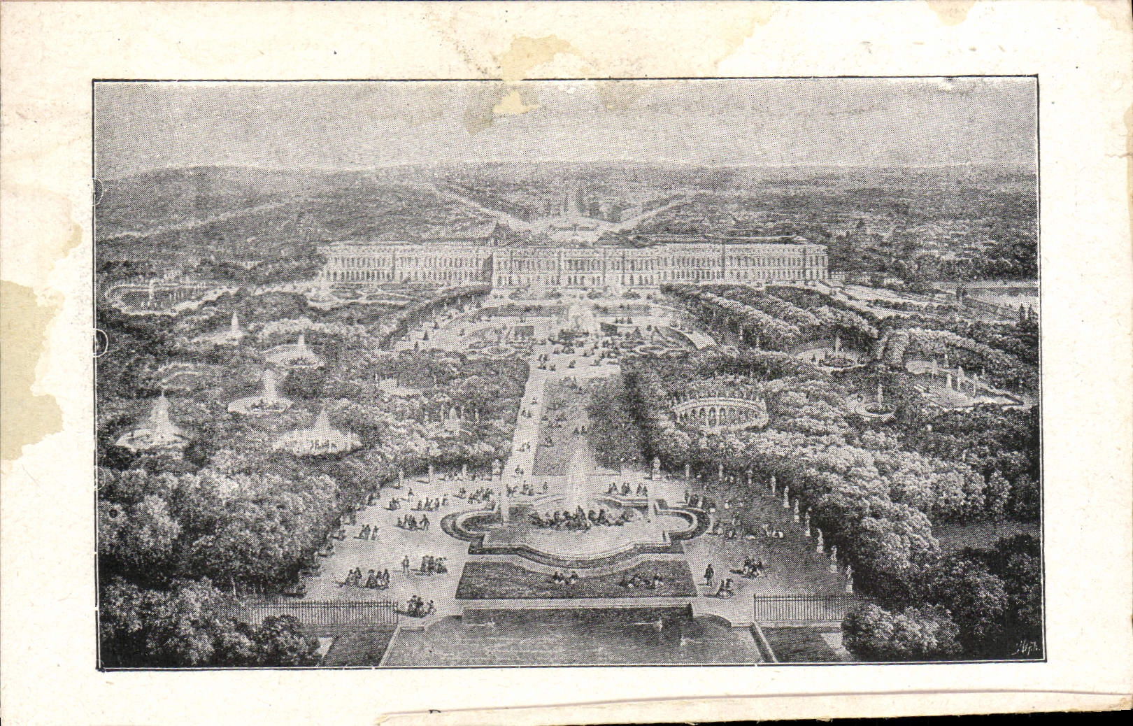 CPA Versailles Le chateau