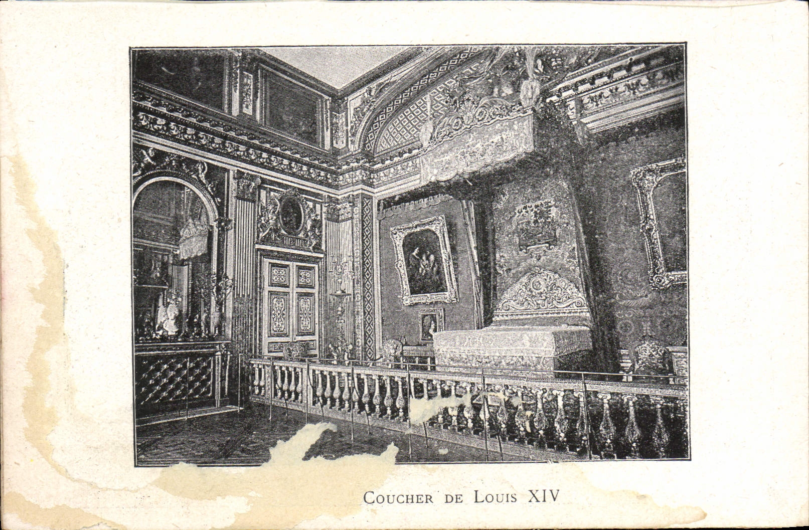 CPA Coucher De Louis XIV Versailles