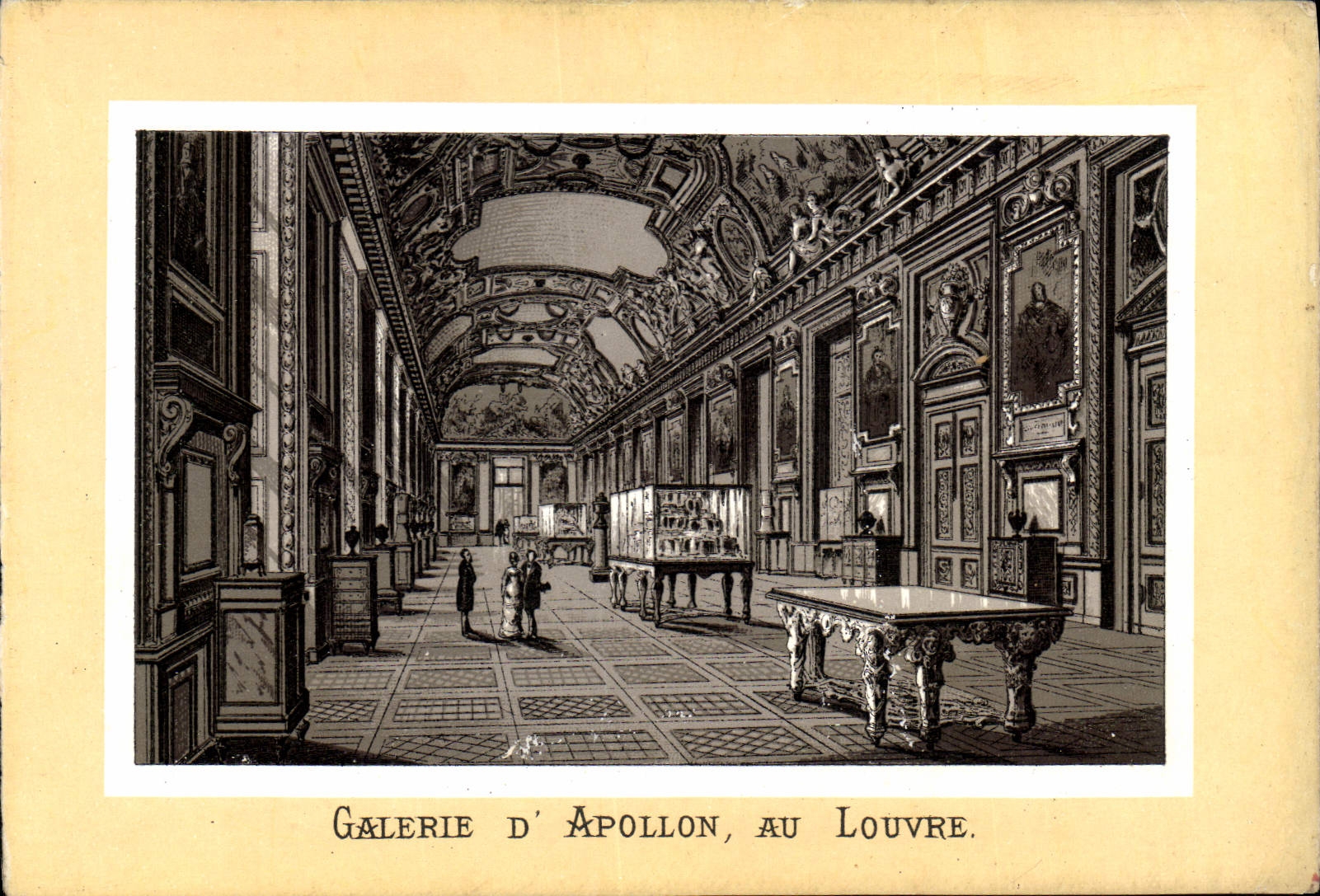 Galería de París de la POSTAL de la VENDIMIA de Apolo en lumbrera