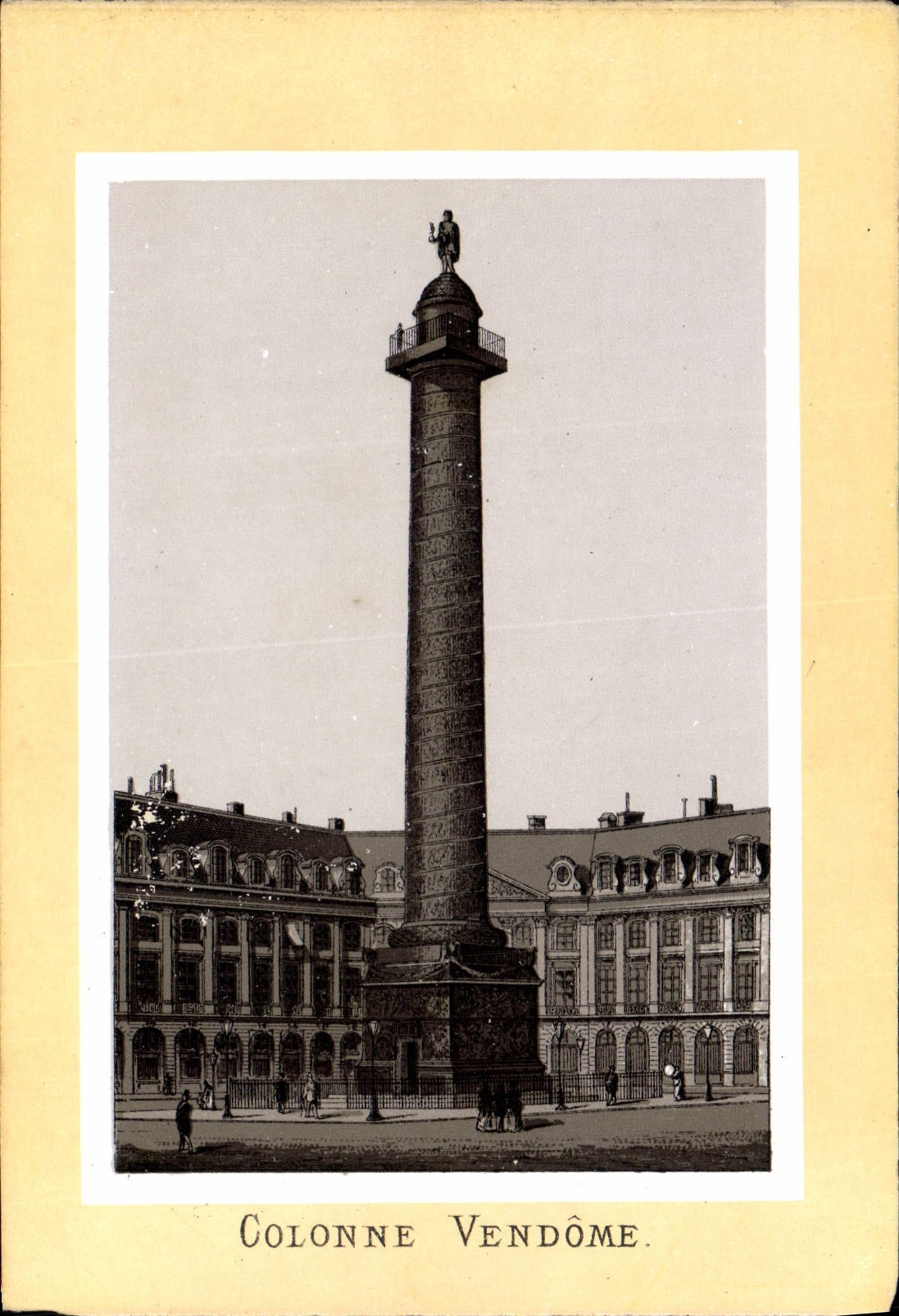 CPA Paris Colonne Vendome
