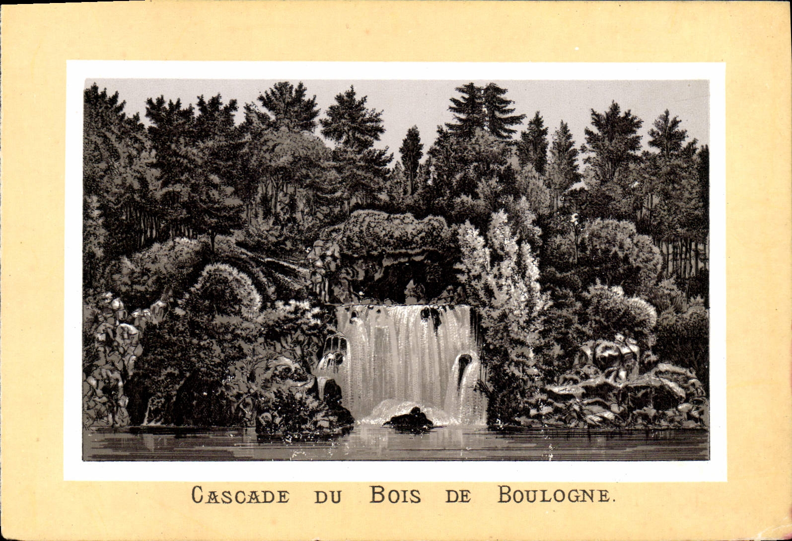 CPA Paris Cascade Du Bois De Boulogne