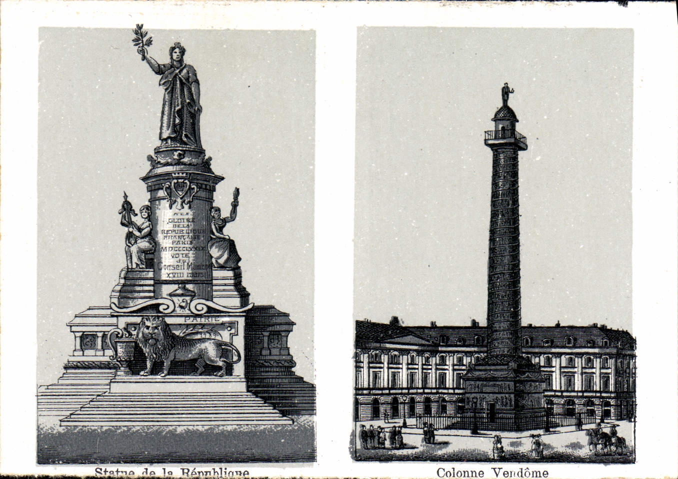 CPA Paris Colonne Vendome