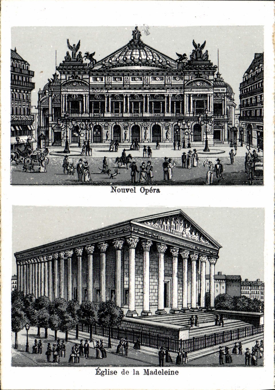 VINTAGE POSTCARD Paris Nouvel Operated