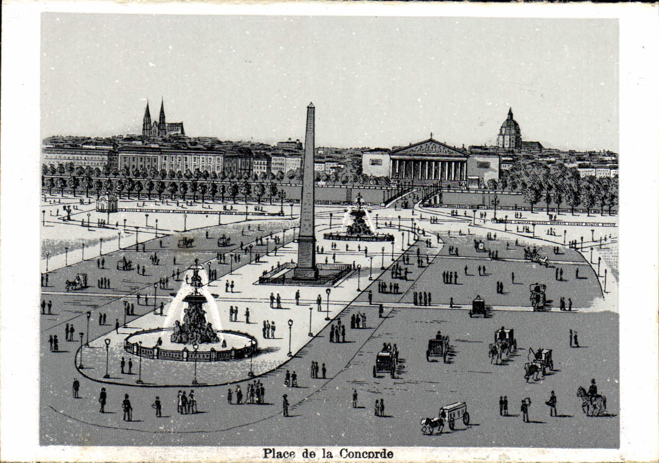 CPA Paris Place de la Concorde