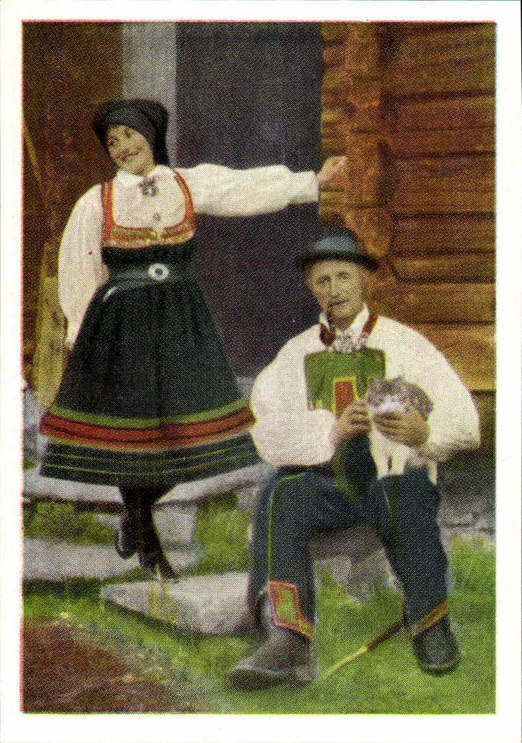 MODERN CARD FRA Setesdal Folklore