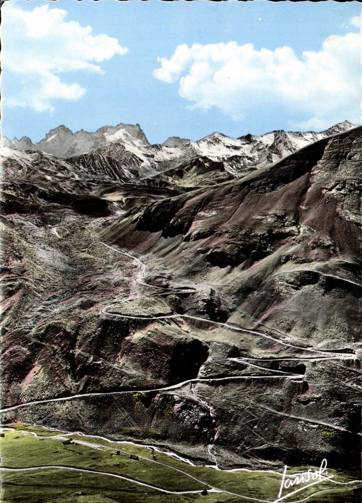 CPM Mantagnes de Savoie Maurienne Les Laceis du Galibler domines par la Meije