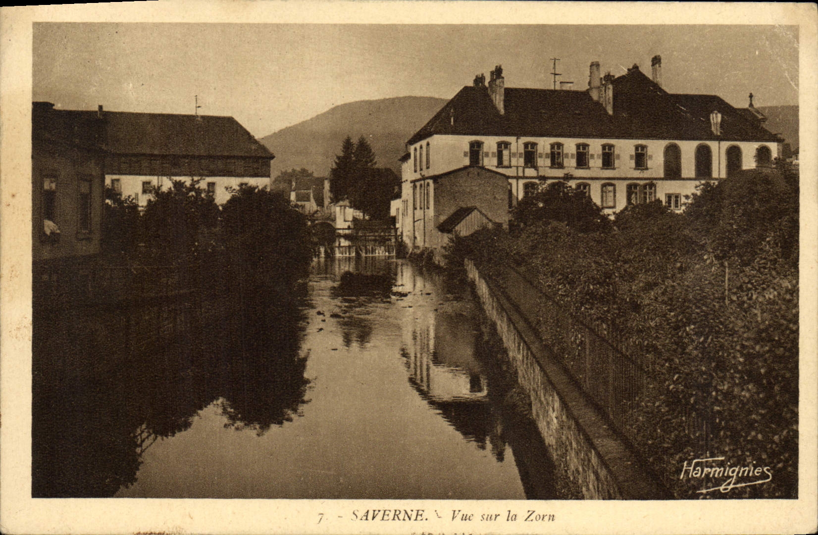 CPA Saverne Vue sur la Zorn