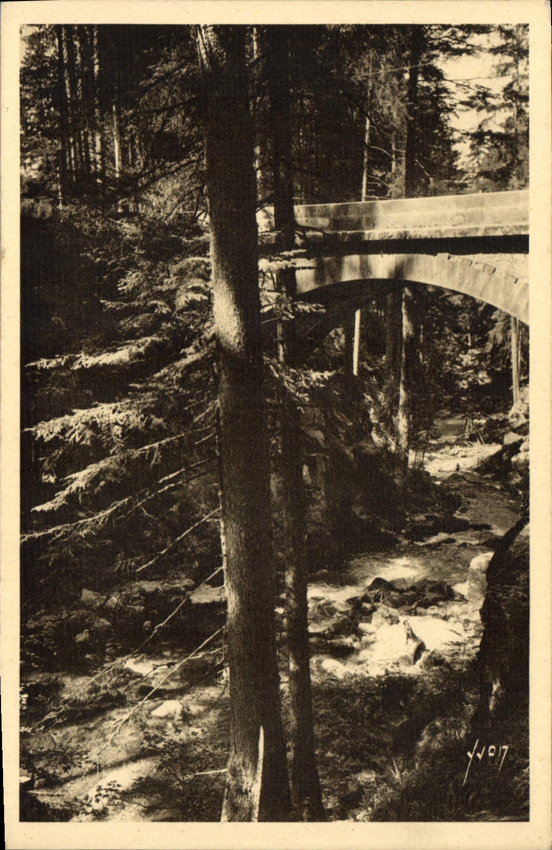 CPA Gerardmer Pont de la Vologne