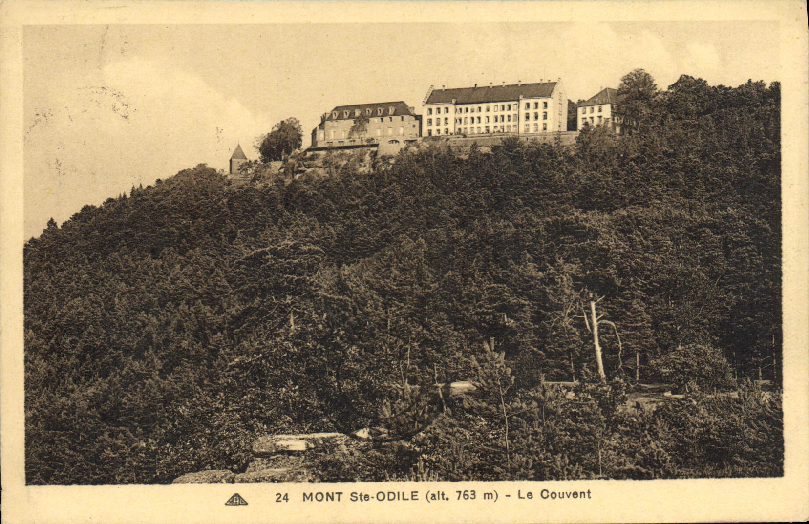 VINTAGE POSTCARD Mount St Odile the Convent