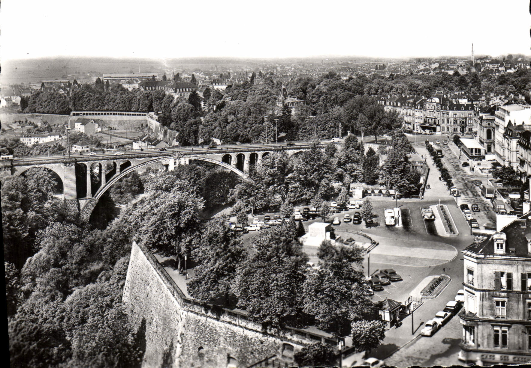 MODERN CARD Luxembourg the Bridge Adolphe Boulevard Roosevelt