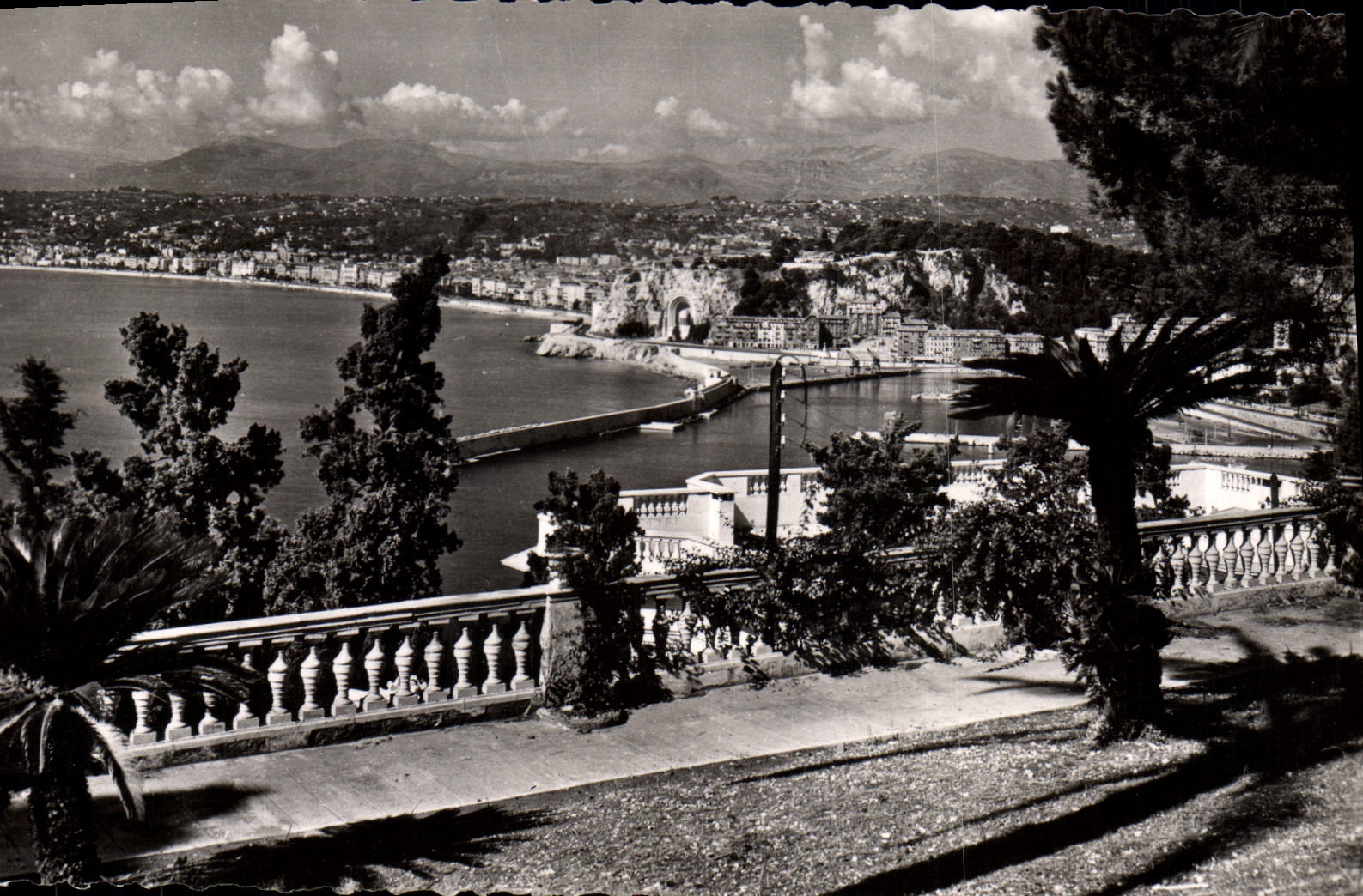 POSTAL MODERNA la dimensión de la opinión del azul (a) Niza