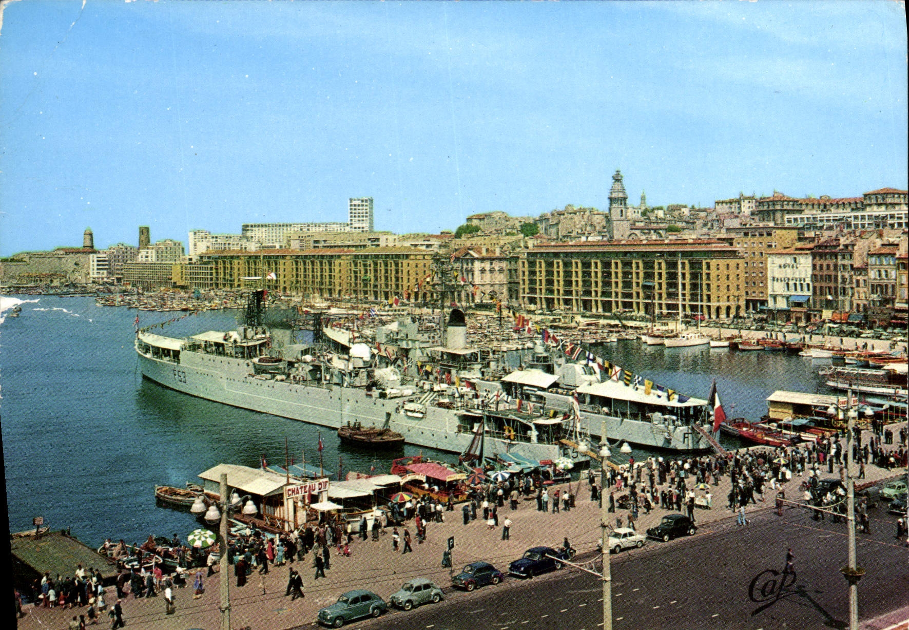 CPM Merseille Le Vieux Port Quai du Port Bateau