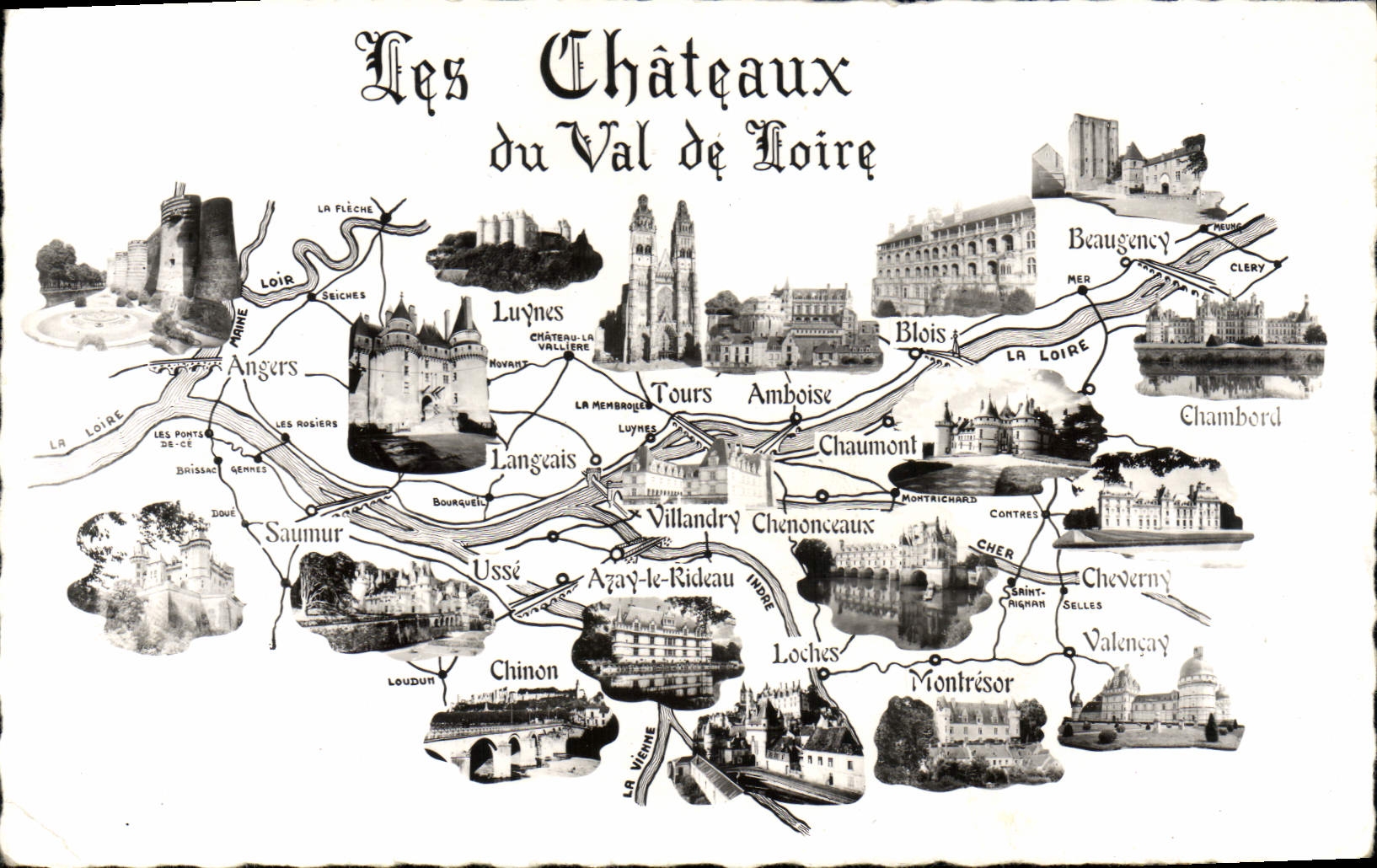 MODERN CARD the Loire Valley