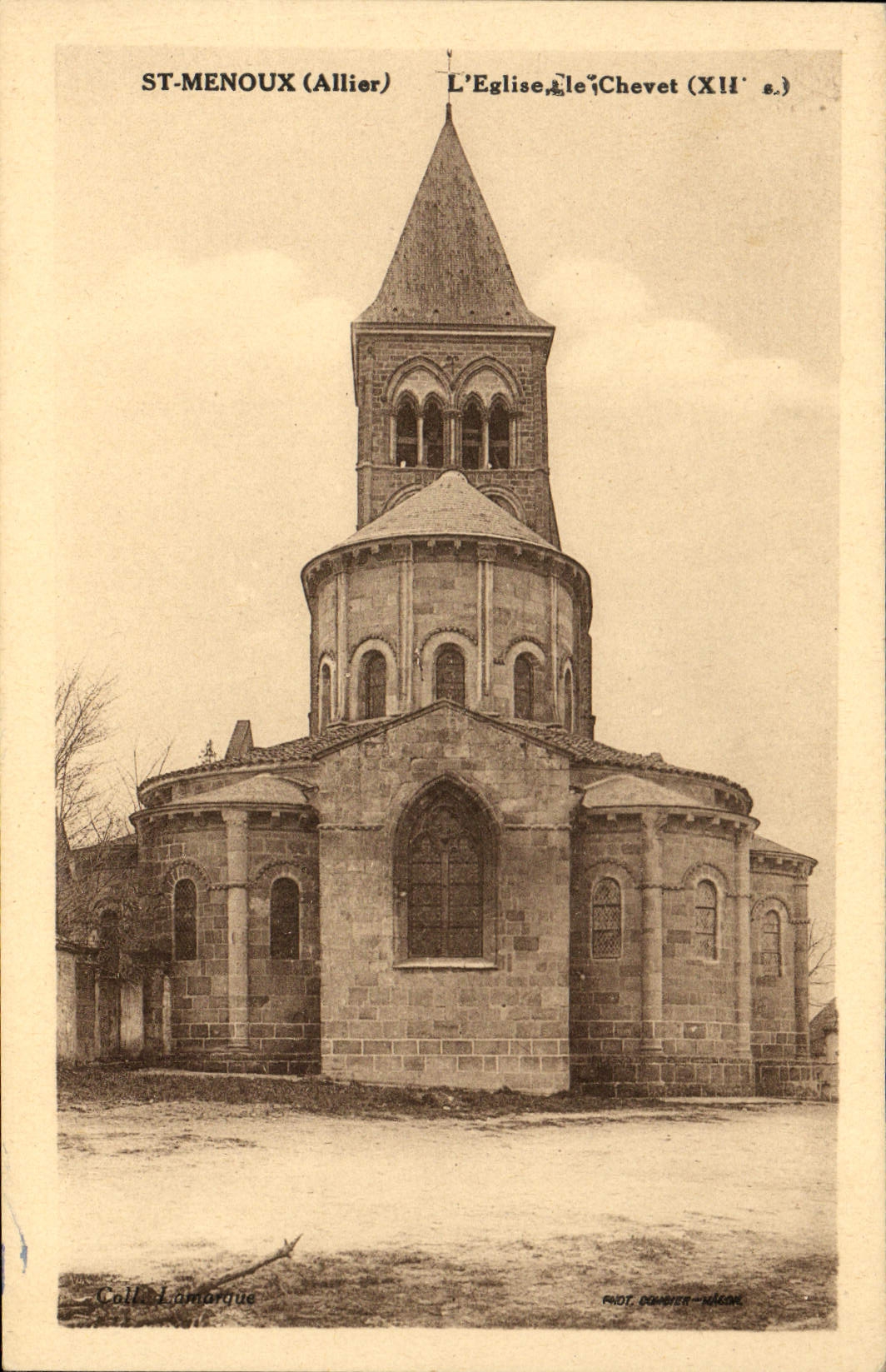 CPA St Menoux L'Eglise et le Chevet
